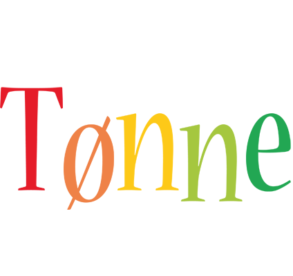Tønne birthday logo