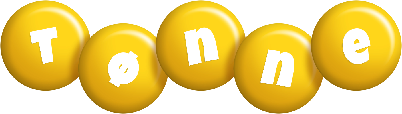 Tønne candy-yellow logo