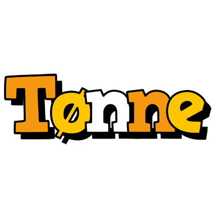 Tønne cartoon logo