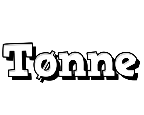Tønne snowing logo