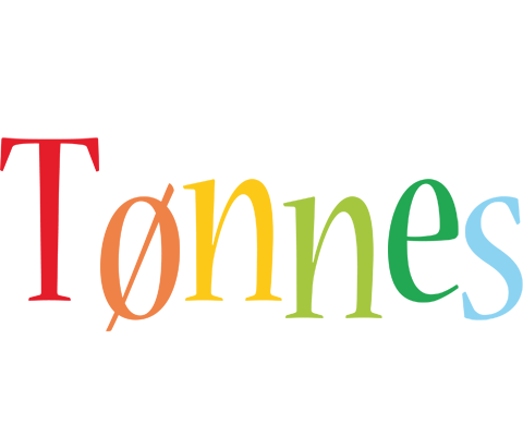 Tønnes birthday logo