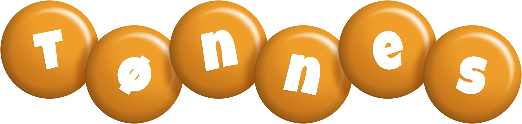 Tønnes candy-orange logo