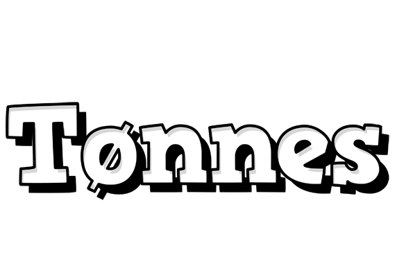 Tønnes snowing logo
