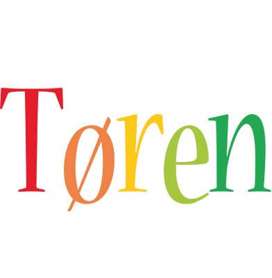 Tøren birthday logo