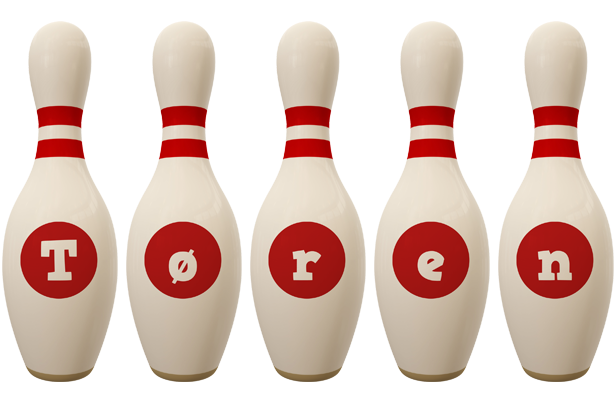 Tøren bowling-pin logo