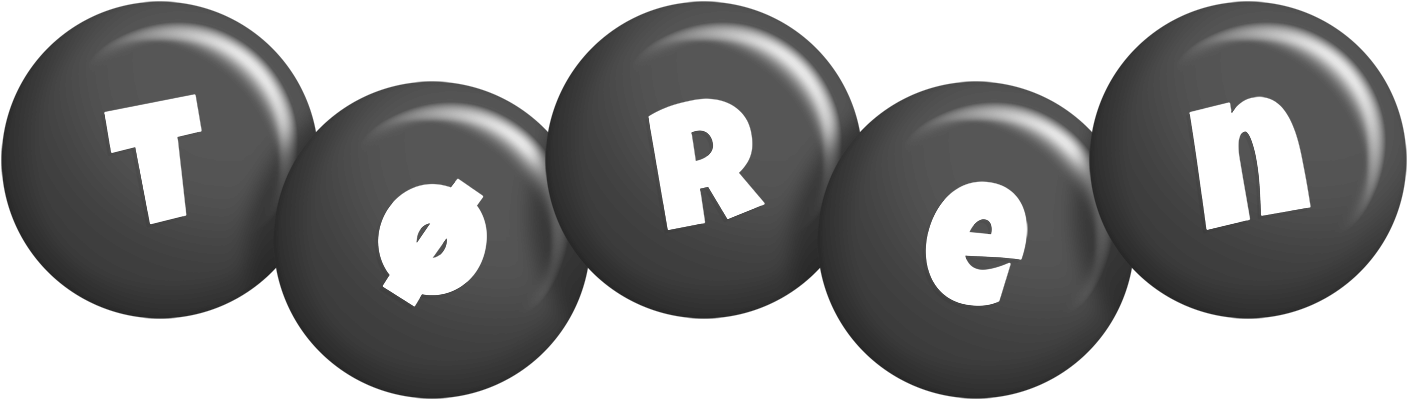 Tøren candy-black logo