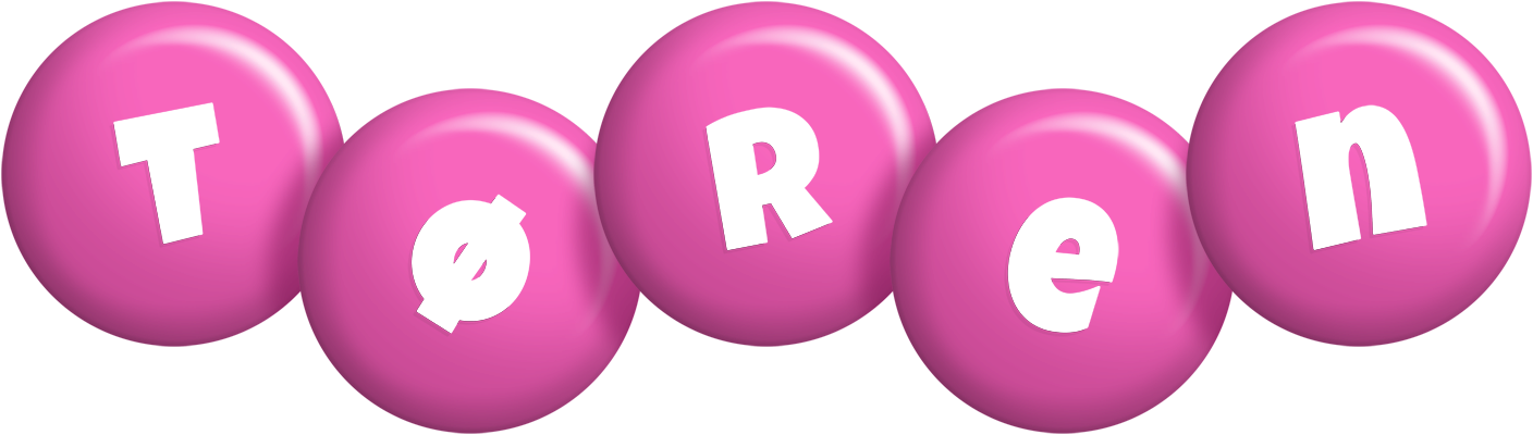 Tøren candy-pink logo
