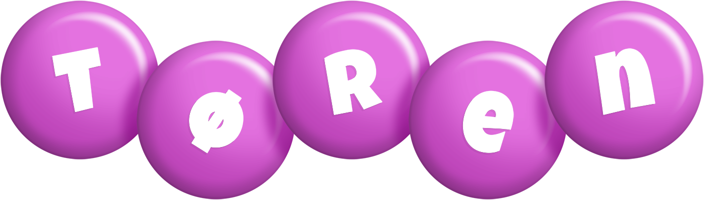 Tøren candy-purple logo