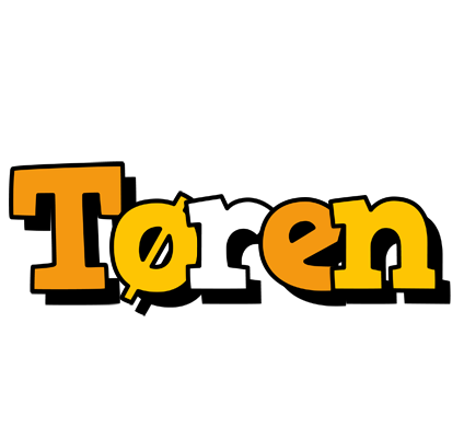 Tøren cartoon logo