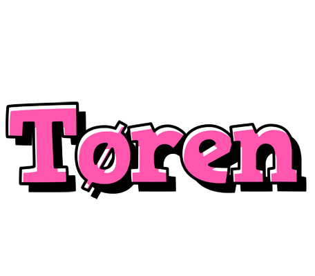 Tøren girlish logo