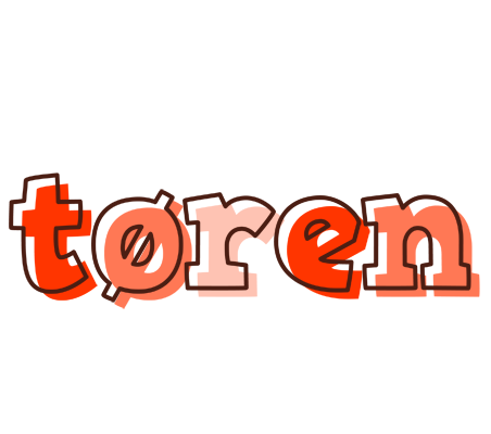 Tøren paint logo