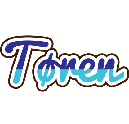 Tøren raining logo