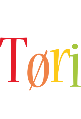 Tøri birthday logo