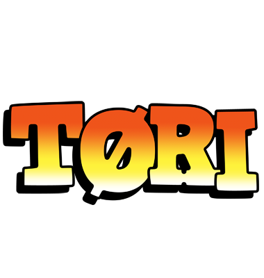 Tøri sunset logo