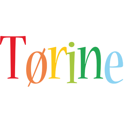 Tørine birthday logo