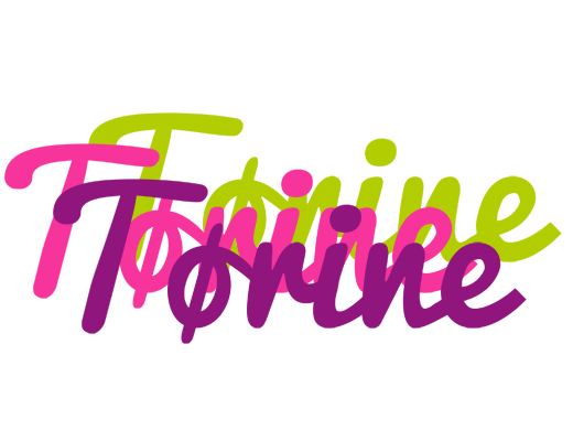 Tørine flowers logo