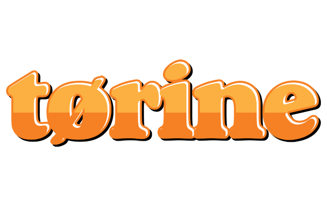 Tørine orange logo