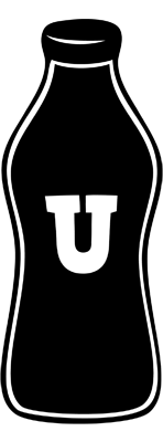 U bottle logo