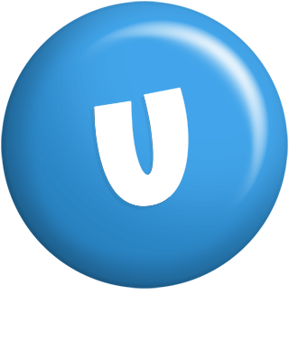 U candy-blue logo