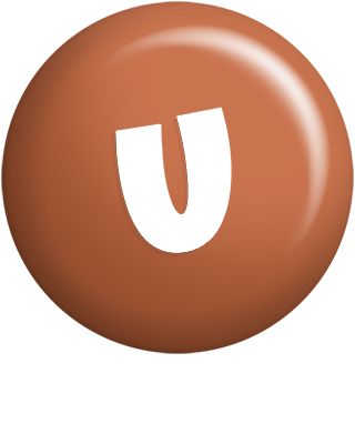 U candy-brown logo