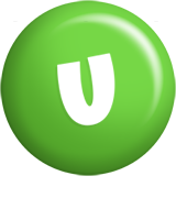 U candy-green logo