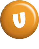 U candy-orange logo