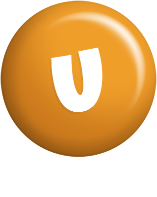 U candy-orange logo
