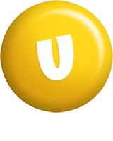 U candy-yellow logo