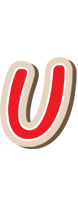 U chocolate logo