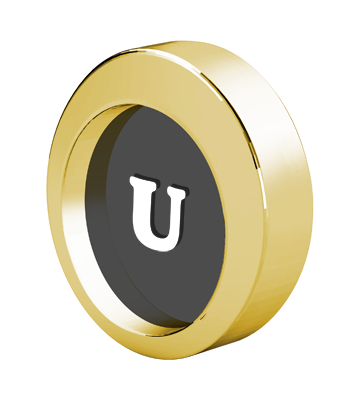 U gold logo