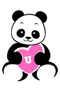 U love-panda logo