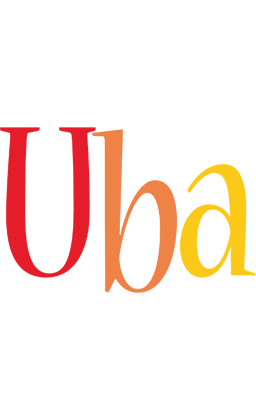 Uba birthday logo