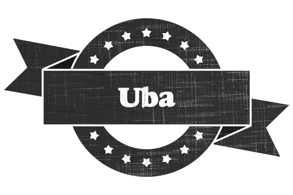 Uba grunge logo
