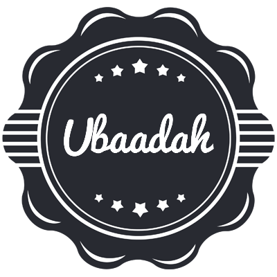 Ubaadah badge logo