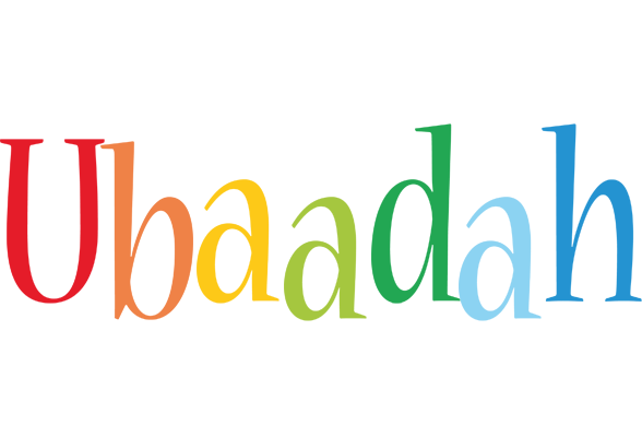 Ubaadah birthday logo