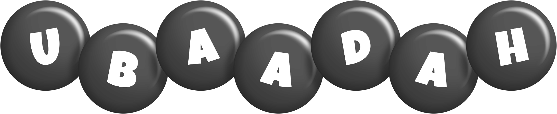 Ubaadah candy-black logo