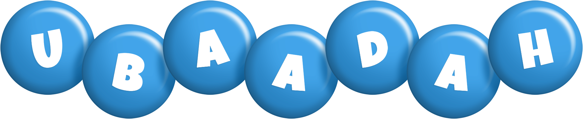 Ubaadah candy-blue logo