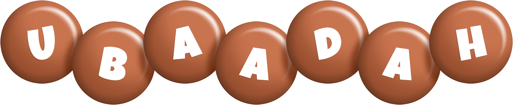 Ubaadah candy-brown logo