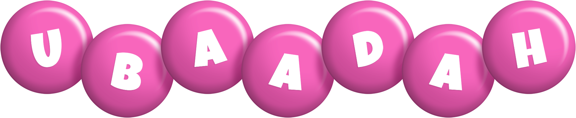 Ubaadah candy-pink logo