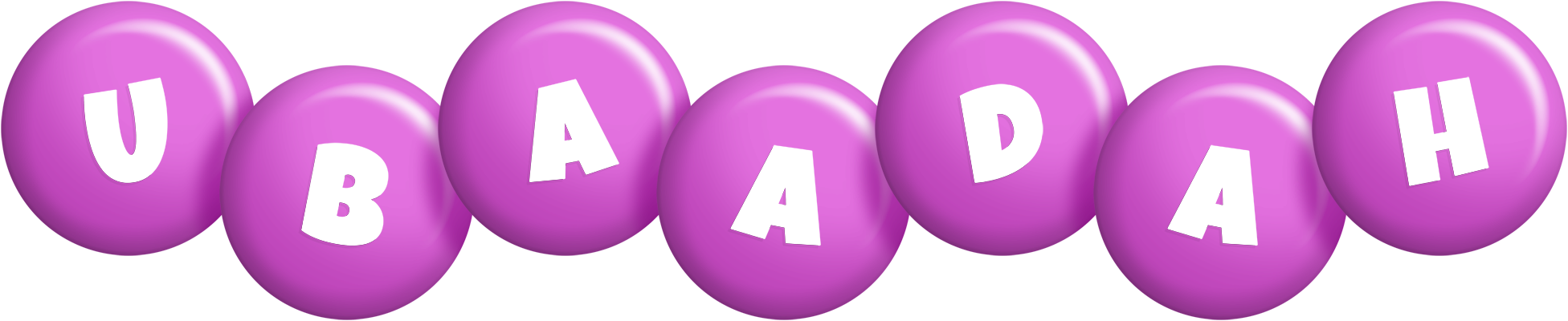 Ubaadah candy-purple logo