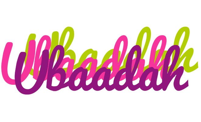 Ubaadah flowers logo