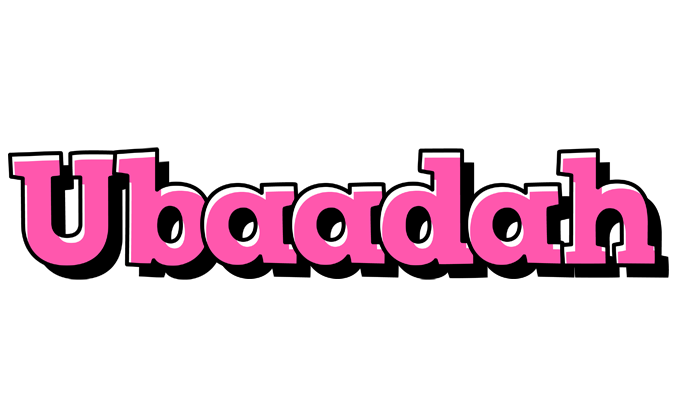 Ubaadah girlish logo