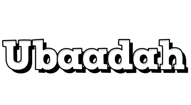 Ubaadah snowing logo