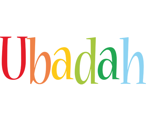 Ubadah birthday logo