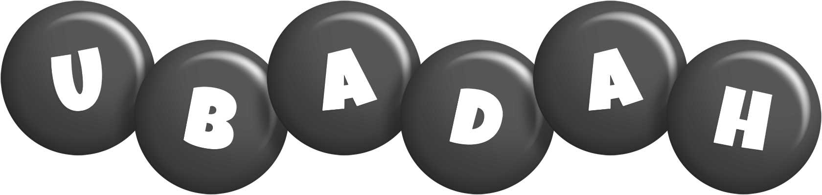 Ubadah candy-black logo