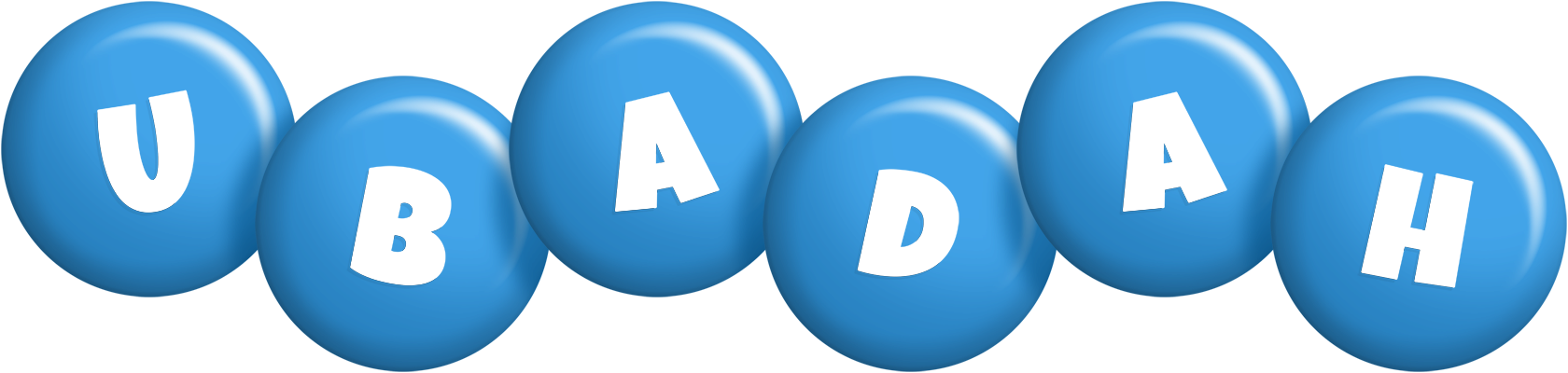 Ubadah candy-blue logo
