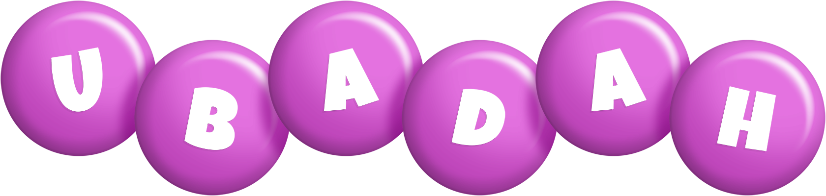 Ubadah candy-purple logo