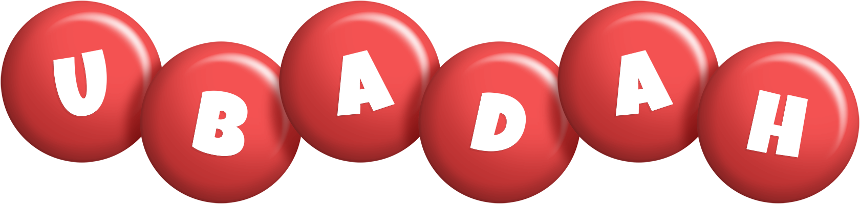 Ubadah candy-red logo