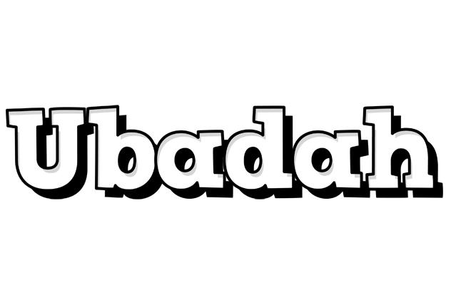 Ubadah snowing logo
