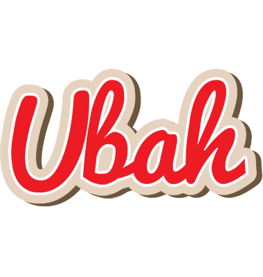 Ubah chocolate logo
